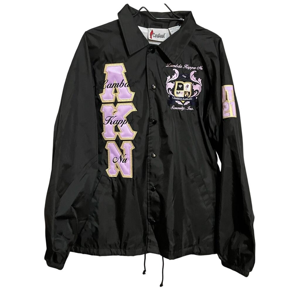 Sorority Inc Jacket XL Lambda Kappa Nu Mz. Inquisitive Ladies of Kleos Greek